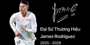 Đại sứ thương hiệu James Rodriguez U888