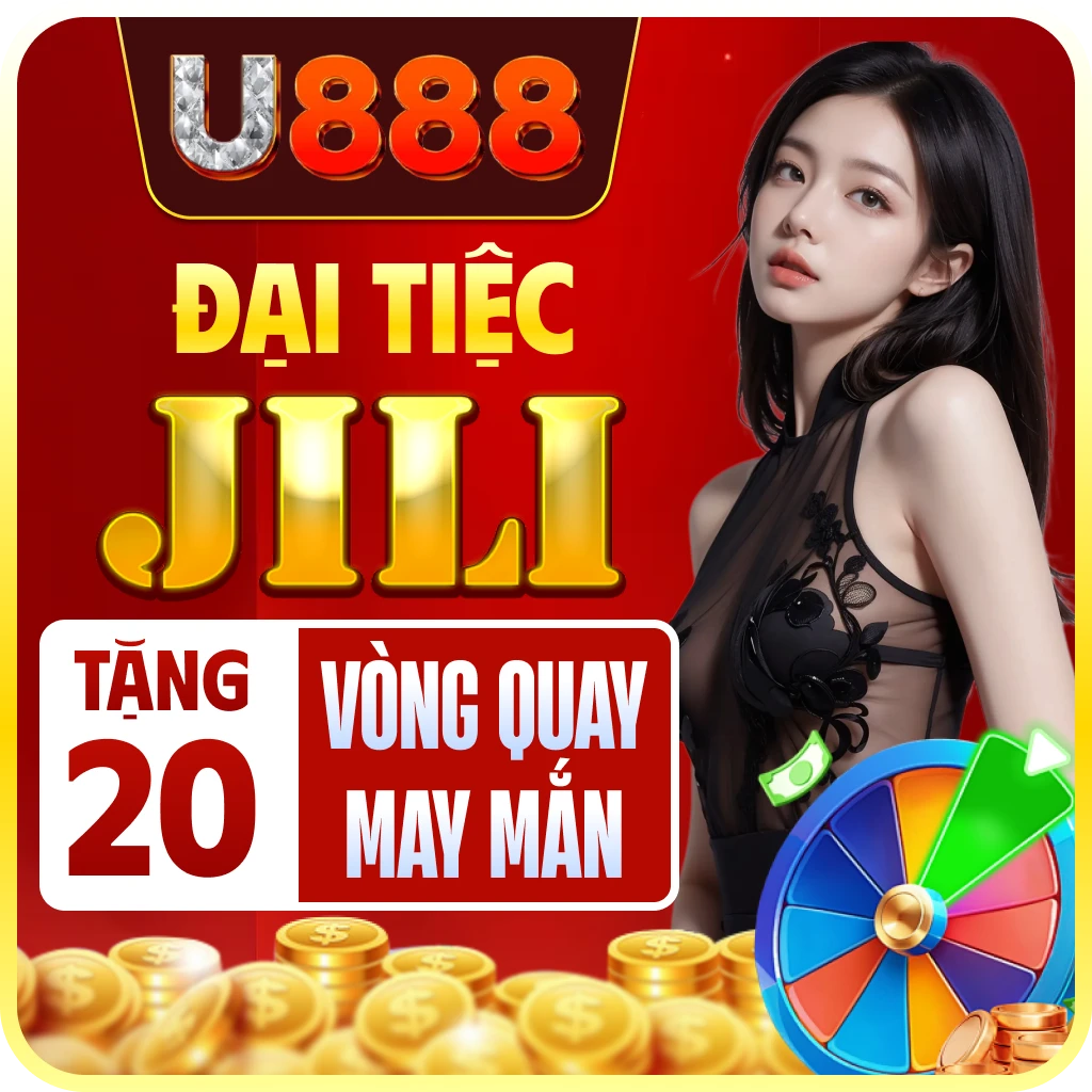 U888 đại tiệc JILI tặng 20 vòng quay may mắn