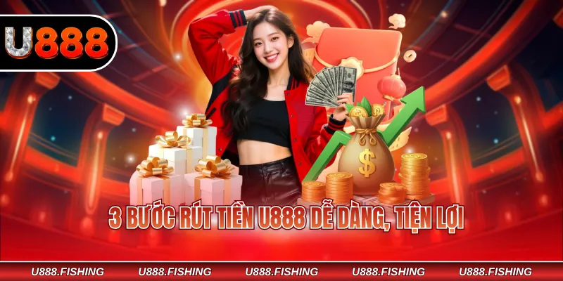 3 bước rút tiền U888 dễ dàng, tiện lợi