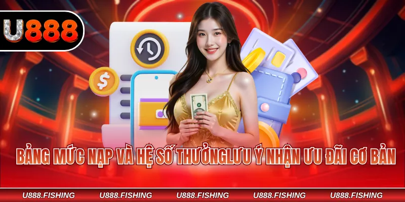 Bảng mức nạp và hệ số thưởng